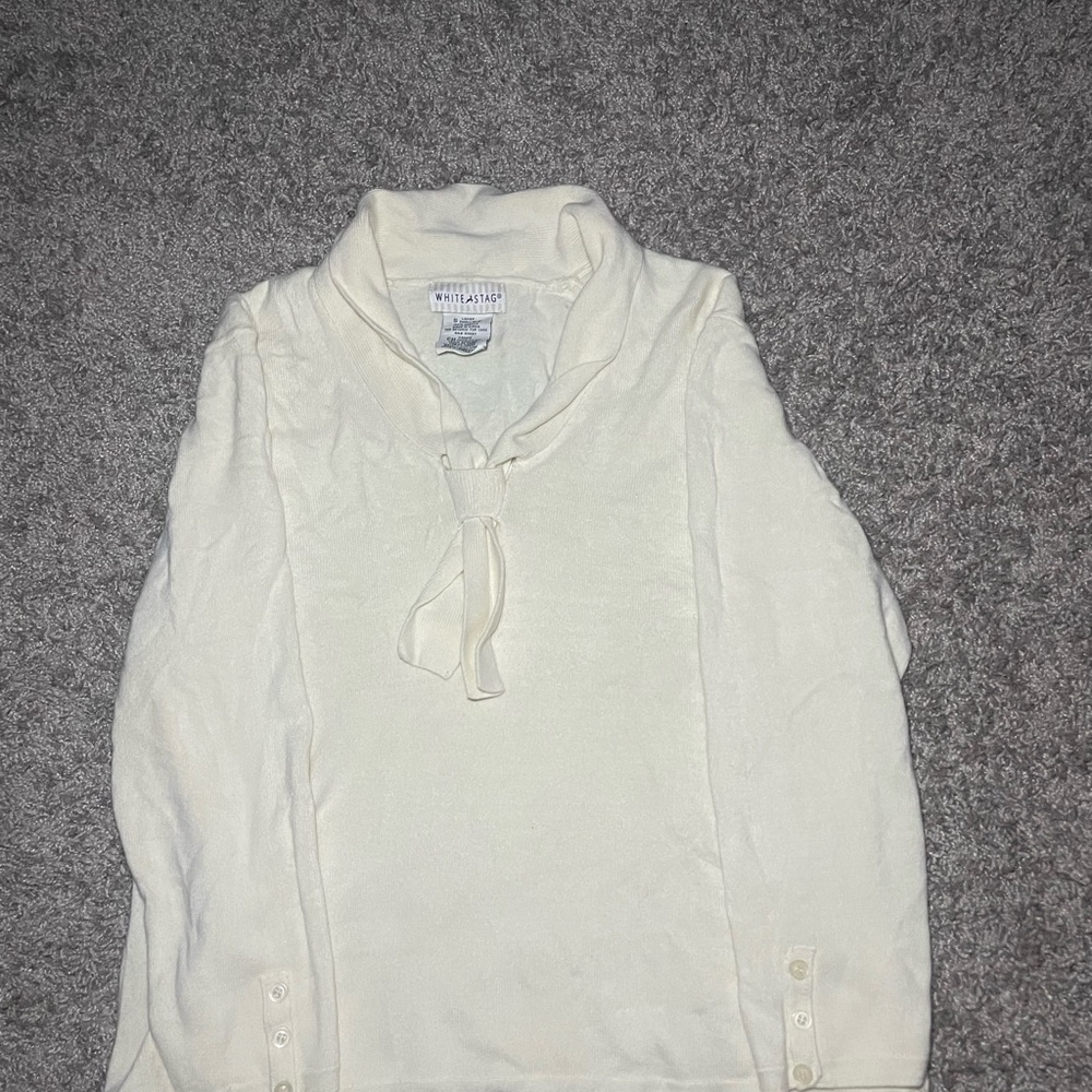 White Stag Ivory Knit Top